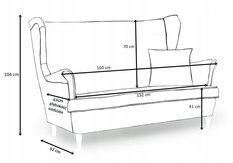 Zestaw wypoczynkowy sofa + 2 fotele Family Meble - Miniaturka zdjęcia nr 8