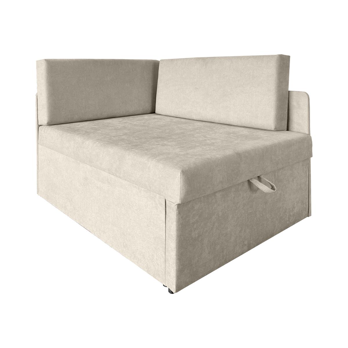 Narożnik Viluś 108x81x78 cm sofa jednoosobowa do pokoju salonu z funkcją spania i przechowywania dla dzieci beżowy nr. 5