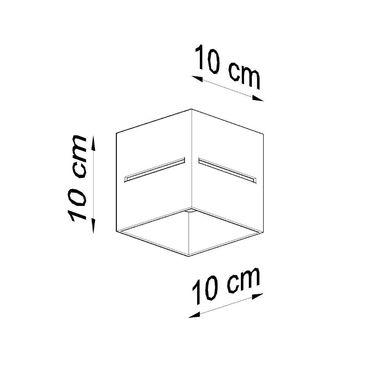 Plafon LOBO biały 10x10x10cm nowoczesna lampa G9 do salonu nr. 5