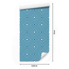 Tapeta Do Salonu Wzór GEOMETRYCZNY Efekt 3D Ozdoba 53x1000  - Miniaturka zdjęcia nr 2