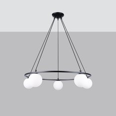 Żyrandol YOLI 5 98x80x80cm nowoczesna lampa wisząca G9 do salonu - Miniaturka zdjęcia nr 2