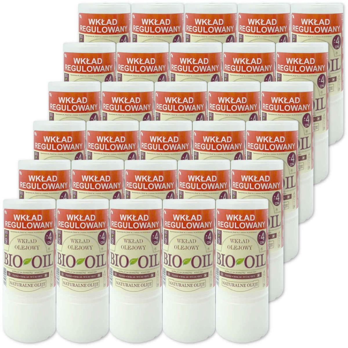 Wkłady do zniczy olejowe Płomyk BIO-OIL 9 96h 4 dni 30 sztuk