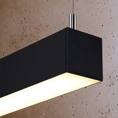 Lampa wisząca PINNE 67 czarna 3000K 150x6x67cm nowoczesna LED do salonu - Miniaturka zdjęcia nr 5