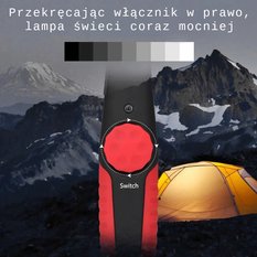 Latarka warsztatowa lampa magnes w góry do namiotu - Miniaturka zdjęcia nr 12