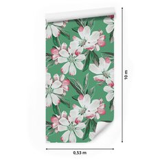 Tapeta W Rolce Kolorowe KWIATY Tropikalne Ozdoba 53x1000  - Miniaturka zdjęcia nr 2