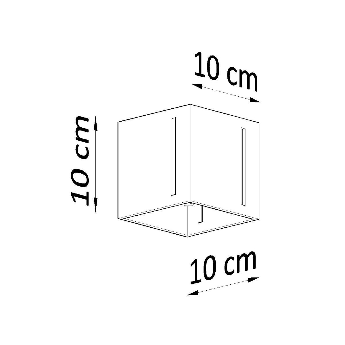 Plafon PIXAR biały 10x10x10cm nowoczesna lampa G9 do salonu nr. 5