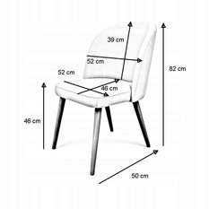 Krzesło Tapicerowane Premium Kolekcja KL-5 | Producent Edite Meble - Miniaturka zdjęcia nr 4
