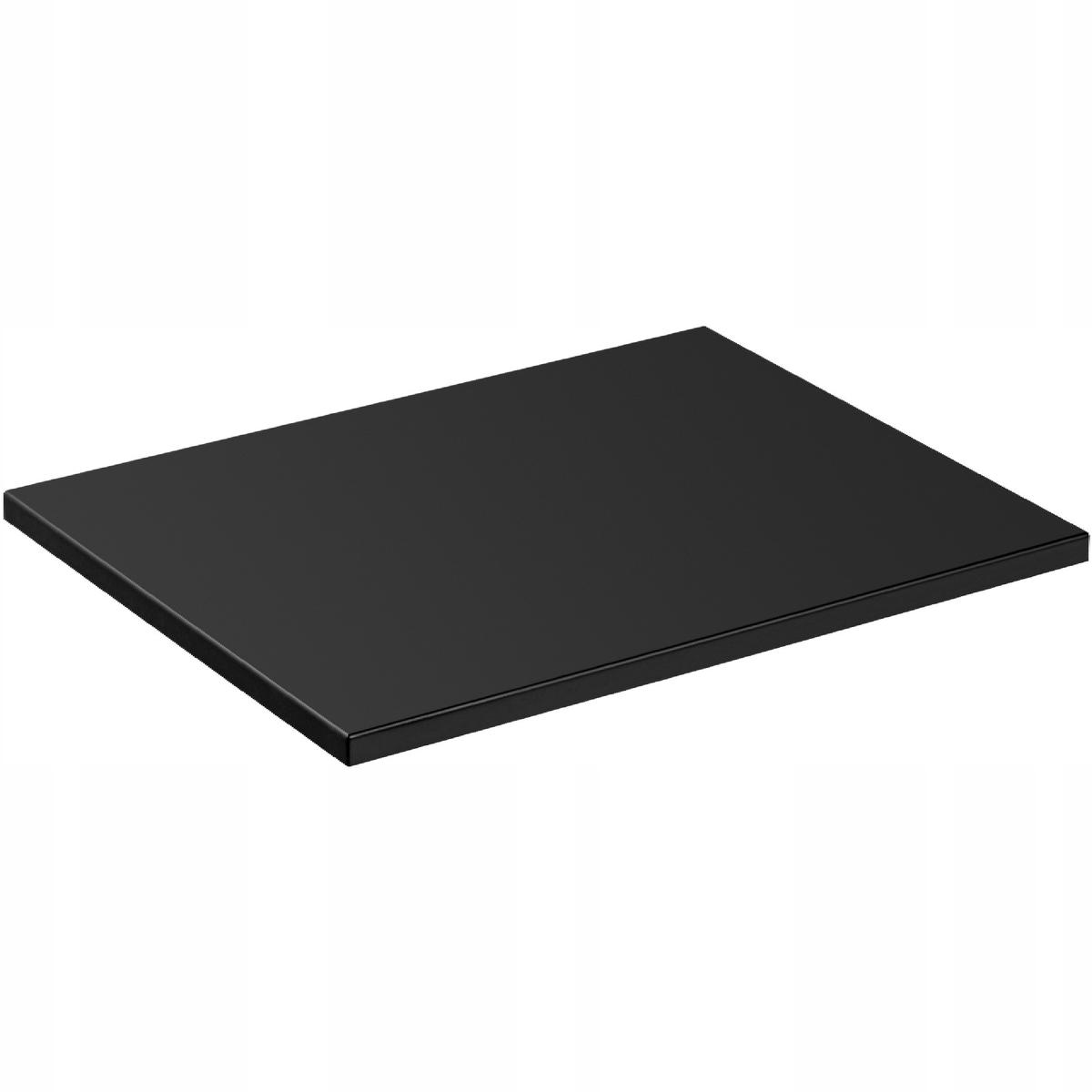 Blat do szafki łazienkowej SANTA FE BLACK 60,4x46x2,5 cm loft czarny mat