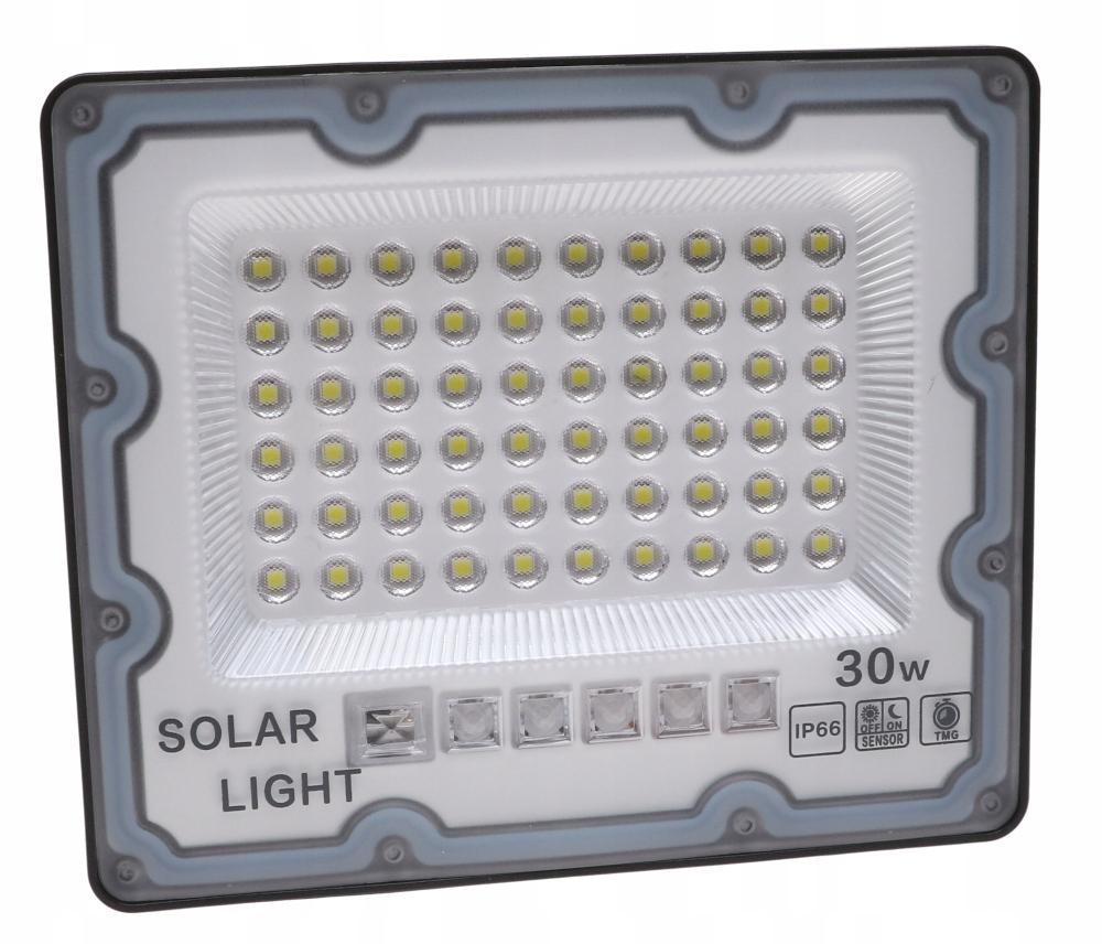 Halogen 17 cm lampa solarna LED 30W na budowę do ogródek