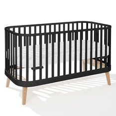 Łóżeczko niemowlęce drewniane bukowe zaokrąglone PRINCIPAL 140x70 cm 2w1 z funkcją sofy dla dziecka  - Miniaturka zdjęcia nr 7