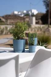 Doniczka okrągła Tubo DPOP150 z podstawką 1,8l - Miniaturka zdjęcia nr 3