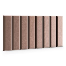 Panele tapicerowane 80x20 na ścianę magic velvet różowy - Miniaturka zdjęcia nr 1
