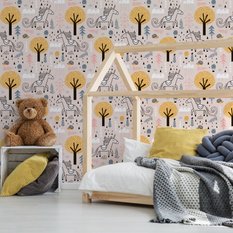 Tapeta Dla Dzieci JEDNOROŻCE Las Styl Skandynawski - Miniaturka zdjęcia nr 7