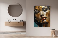 Obraz Nowoczesny PORTRET Kobiety Usta Styl Glamour Do Sypialni 80x120cm - Miniaturka zdjęcia nr 10