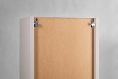 Słupek łazienkowy WILLY 120x33x33 cm regał wiszący ryflowane fronty kaszmir orzech - Miniaturka zdjęcia nr 9
