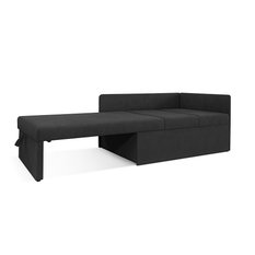 Sofa rozkładana dziecięca Viluś 108x81x78 cm narożnik jednoosobowy do pokoju z funkcją spania i przechowywania dla dzieci grafit - Miniaturka zdjęcia nr 8