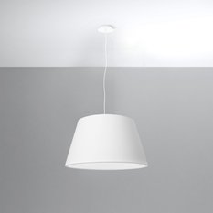 Żyrandol CONO 114x45x45cm biała lampa wisząca nowoczesna E27 do salonu  - Miniaturka zdjęcia nr 2