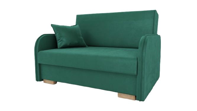 Sofa Gold 80x124x100 cm z funkcją spania do salonu rozkładana kronos zielona