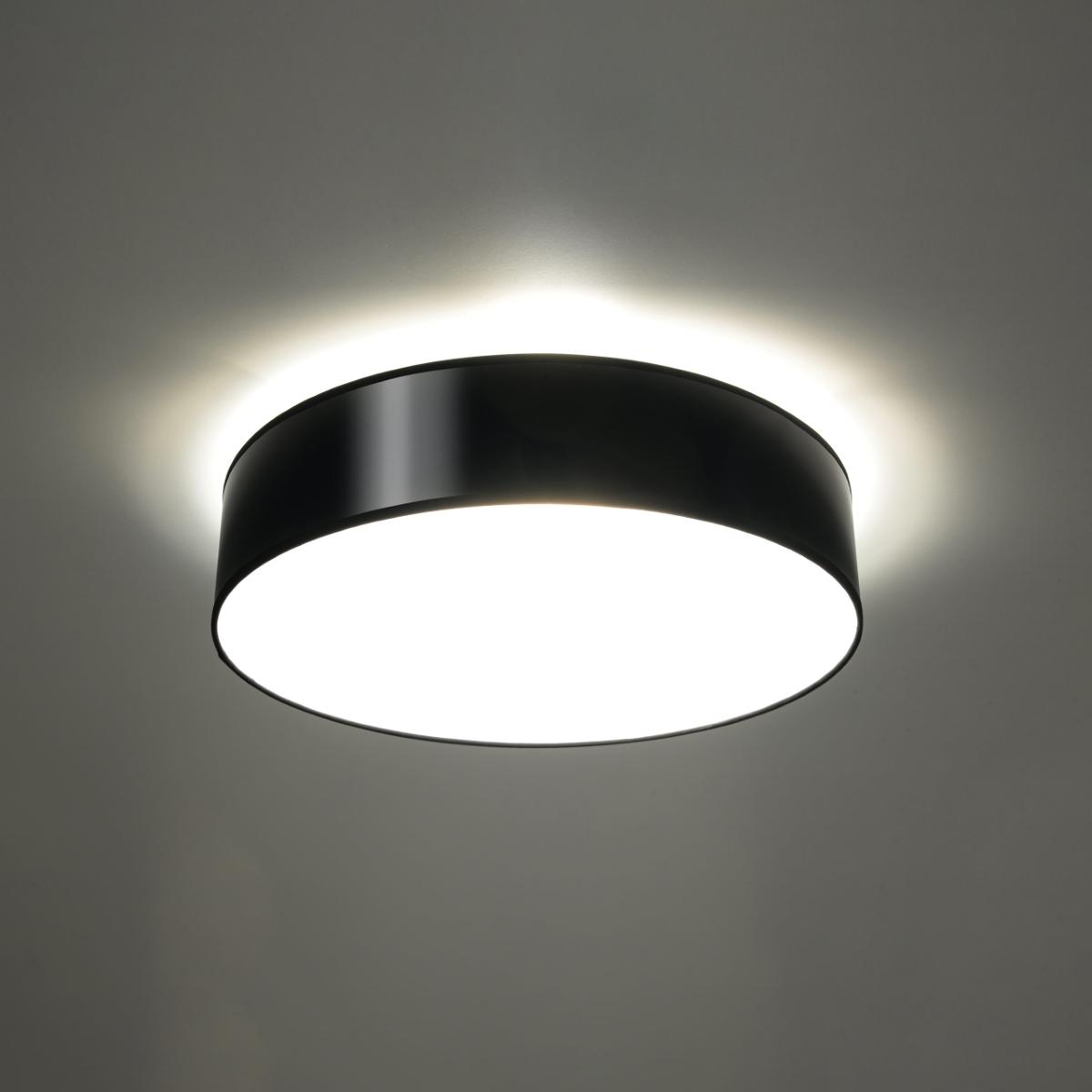 Plafon ARENA 45 czarna 11x45x45cm E27 nowoczesna lampa do salonu nr. 3