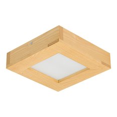 Panel LED 20 x 20 x 5 cm plafon z drewna jesionowego 18W 4000K do salonu - Miniaturka zdjęcia nr 3