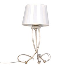 Lampka stołowa / nocna K-4083 SOFIA 20x42x20 cm do salonu lub pokoju beżowy/złoty