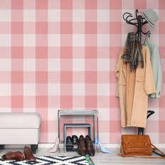 Tapeta Pastelowa KRATA Minimalistyczny Wzór Dekor 53x1000  - Miniaturka zdjęcia nr 8