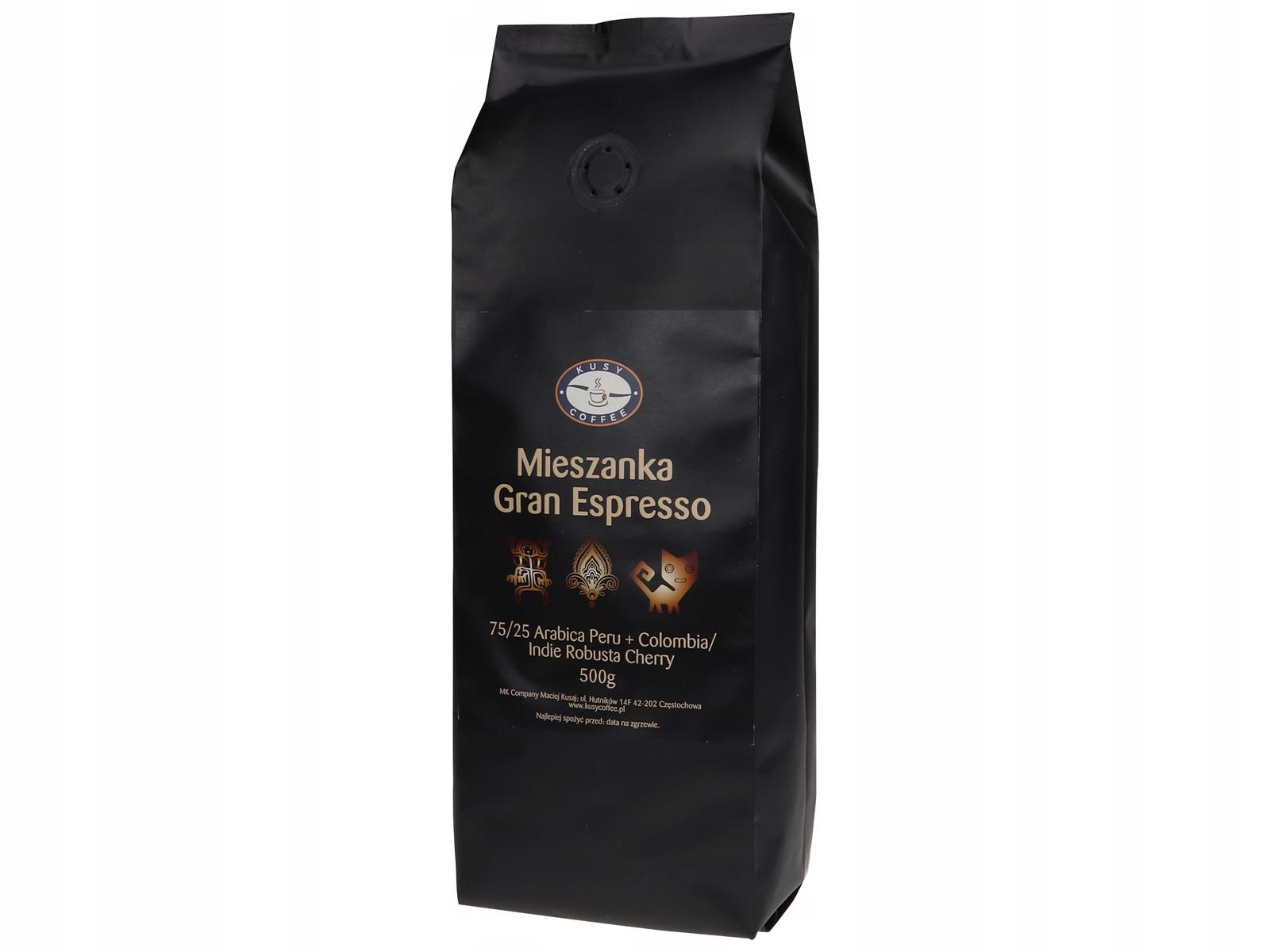 Kawa Ziarnista Świeżo Palona Gran Espresso 500g nr. 1