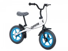 Rowerek biegowy z hamulcem Nemo 11" koła EVA niebieski 3+ GIMME dla dziecka 