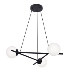 Lampa wisząca K-4966 ARTON 73x90x73 cm do salonu lub pokoju czarny/biały matowy - Miniaturka zdjęcia nr 1