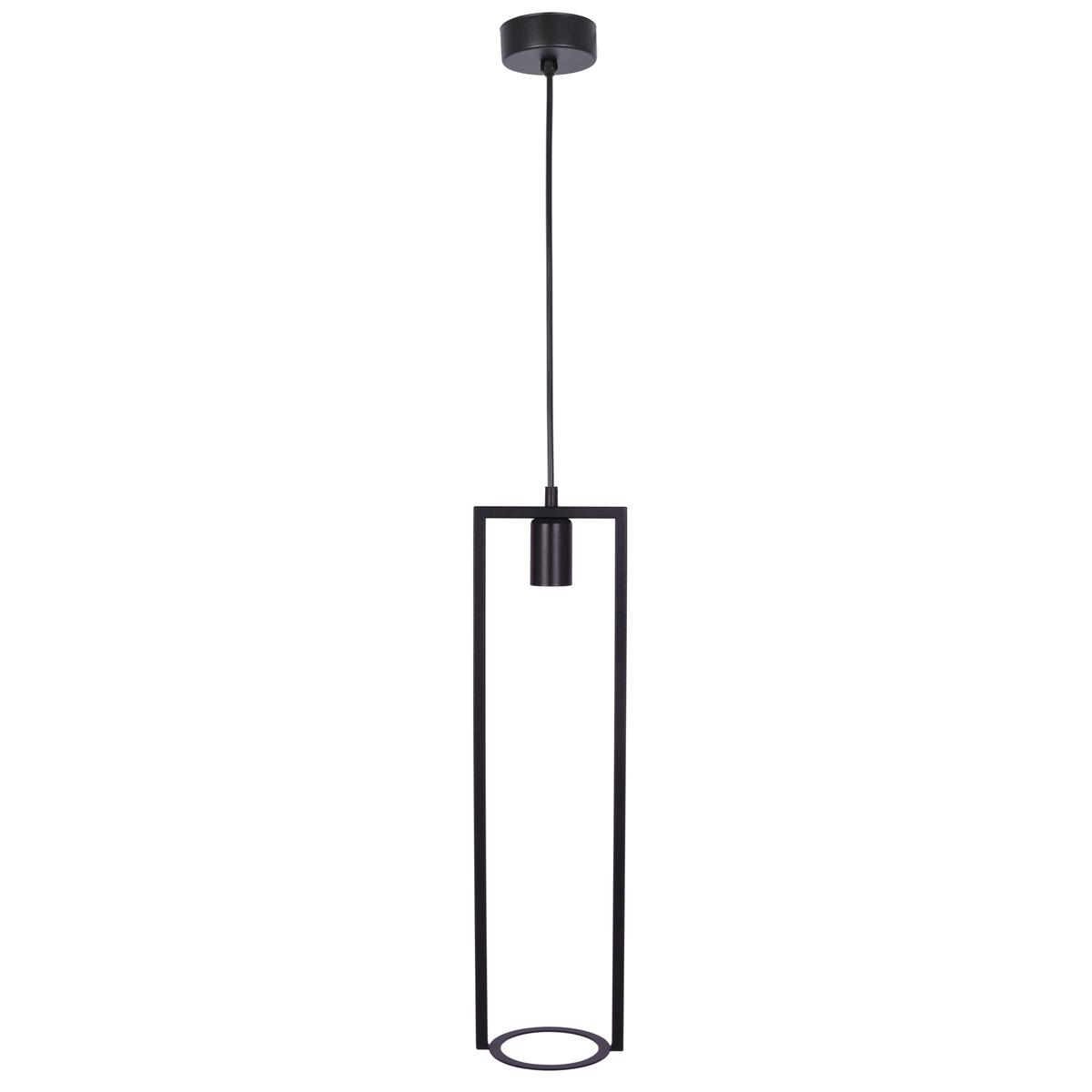 Lampa wisząca z kwietnikiem K-4037 ESTERA 15x100x15 cm do salonu lub pokoju czarny nr. 2