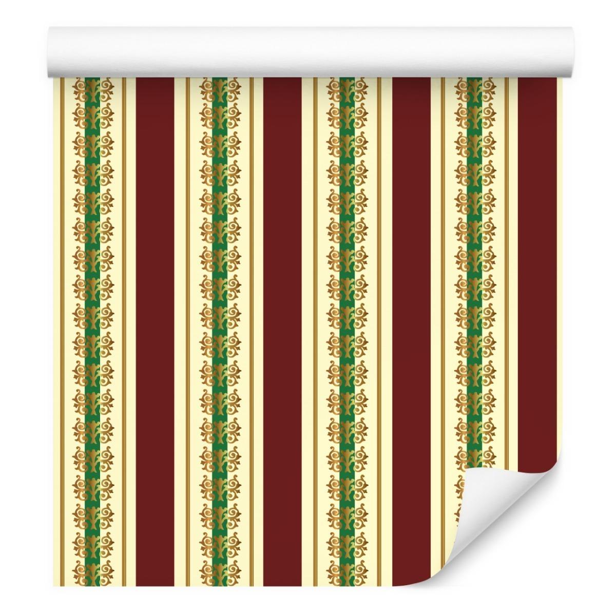 Tapeta Do Biura Kolorowe PASY Eleganckie Ornamenty  nr. 4