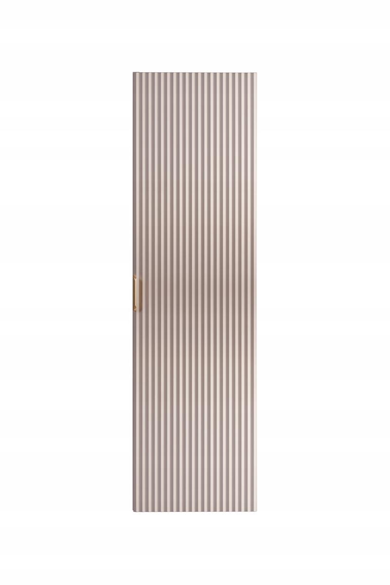 Słupek łazienkowy WILLY 120x33x33 cm regał wiszący ryflowane fronty kaszmir złote uchwyty nr. 2