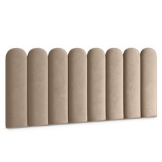 Panele tapicerowane 30x60 cm na ścianę płotek beżowy - Miniaturka zdjęcia nr 1