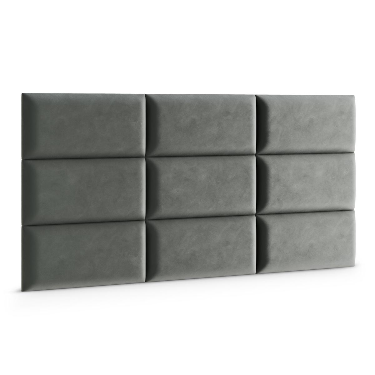 Panele tapicerowane 50x30 na ścianę magic velvet szary nr. 3