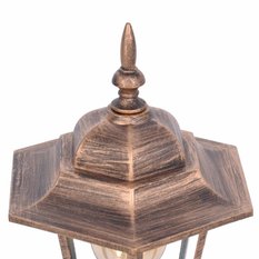 Lampa ogrodowa stojąca K-5009S / STANDARD 20x44x15 cm do ogrodu czarny/złoty - Miniaturka zdjęcia nr 4