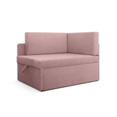 Łóżko młodzieżowe Viluś 108x81x78 cm sofa narożnik jednoosobowy do pokoju z funkcją spania i przechowywania różowy - Miniaturka zdjęcia nr 15