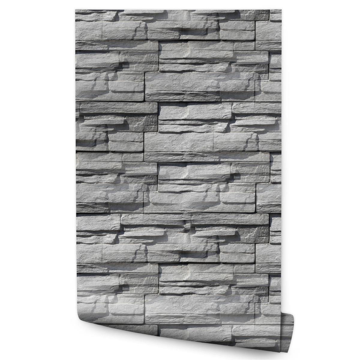 Tapeta KAMIEŃ Łupek Do Sypialni CEGŁA 53x300 Dekoracja z Modnym Efektem 3D