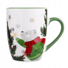 Kubek Świąteczny 300ml Christmas Bear Zielony - Miniaturka zdjęcia nr 1