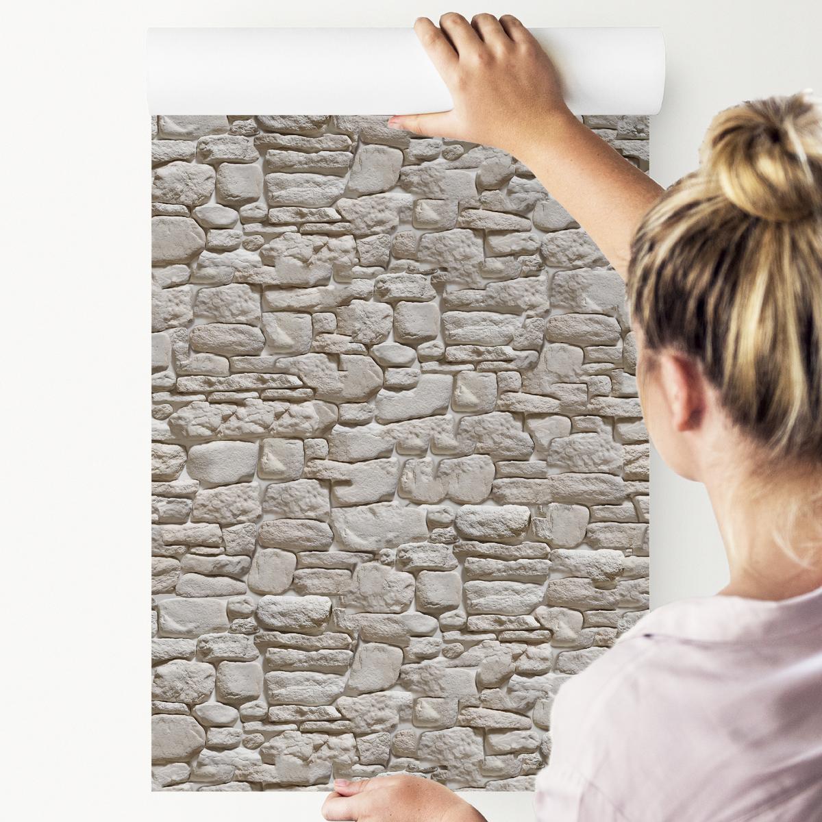 Tapeta Ścienna KAMIENNA Ściana Mur Cegła Efekt 3D  nr. 5