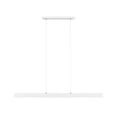 Lampa wisząca 96x6x 150 cm LED z metalu wymienny LED biała do salonu - Miniaturka zdjęcia nr 4