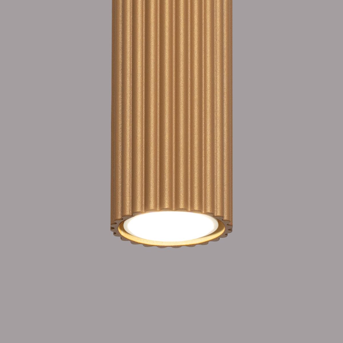 Plafon KARBON 40 złoty 40x6.5x6.5cm 1xGU10 nr. 7