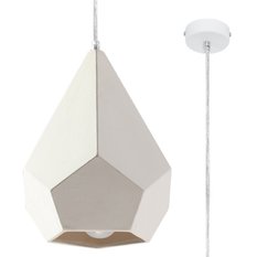 Lampa wisząca ceramiczna PAVLUS 135x25x25cm nowoczesna E27 do salonu - Miniaturka zdjęcia nr 1