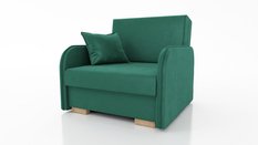 Sofa Gold 98x90x100 cm z funkcją spania do salonu rozkładana kronos butelkowa zieleń - Miniaturka zdjęcia nr 1