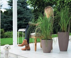 Doniczka okrągła Mika Slim 30cm Donica + wkład dystansowy - Miniaturka zdjęcia nr 4