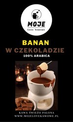 Kawa smakowa Banan w czekoladzie 1000g zmielona
