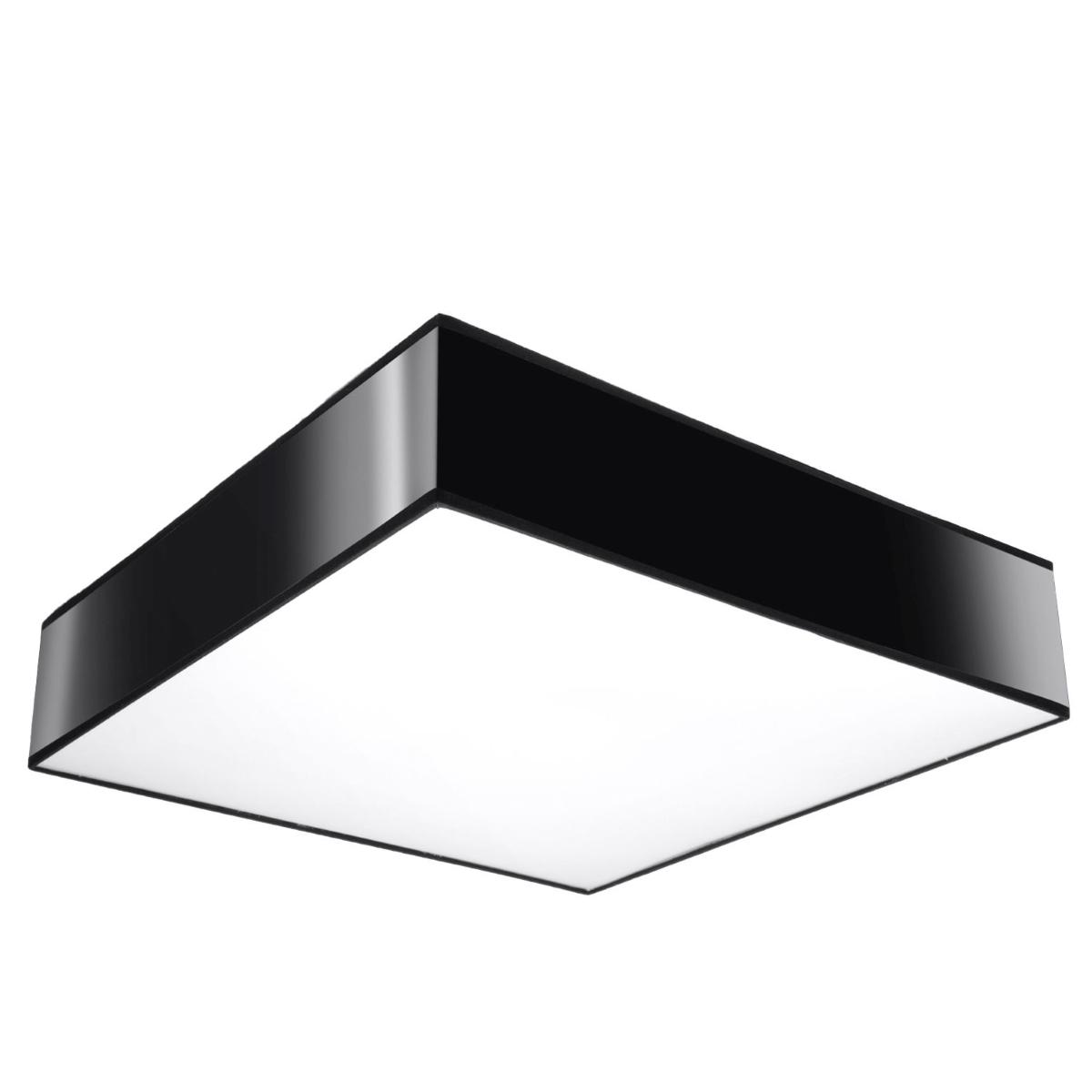 Plafon HORUS 45 czarny 11x45x45cm E27 nowoczesna lampa do salonu