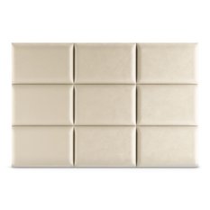 Panele tapicerowane  50x40 cm na ścianę magic velvet kremowy - Miniaturka zdjęcia nr 4