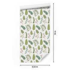 Tapeta Do Pokoju Dziecięcego Zielone LIŚCIE Natura 53x1000  - Miniaturka zdjęcia nr 2