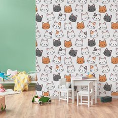 Tapeta dla dzieci – Małe kotki  - Miniaturka zdjęcia nr 4