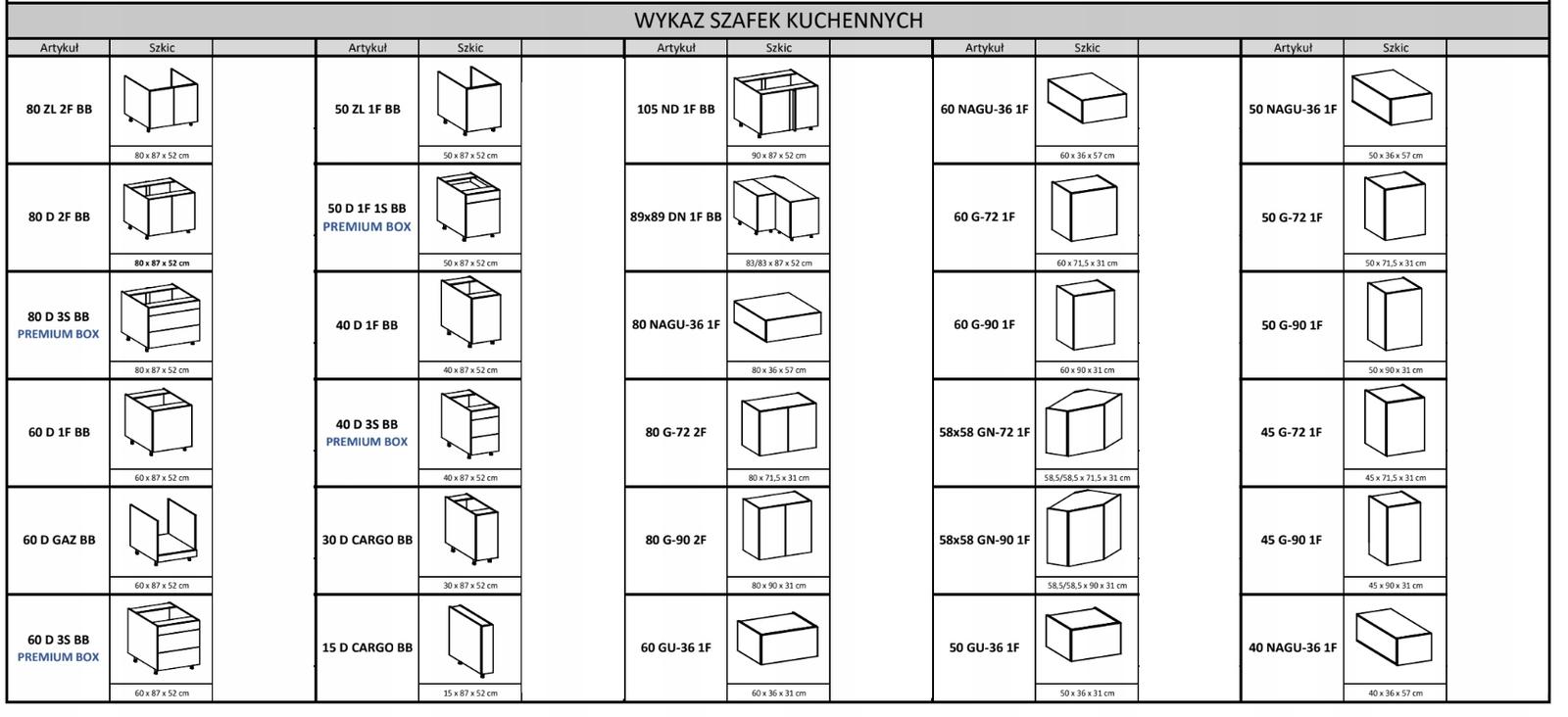 Front panel do zmywarki WISSA 45 cm antracyt szary nr. 4